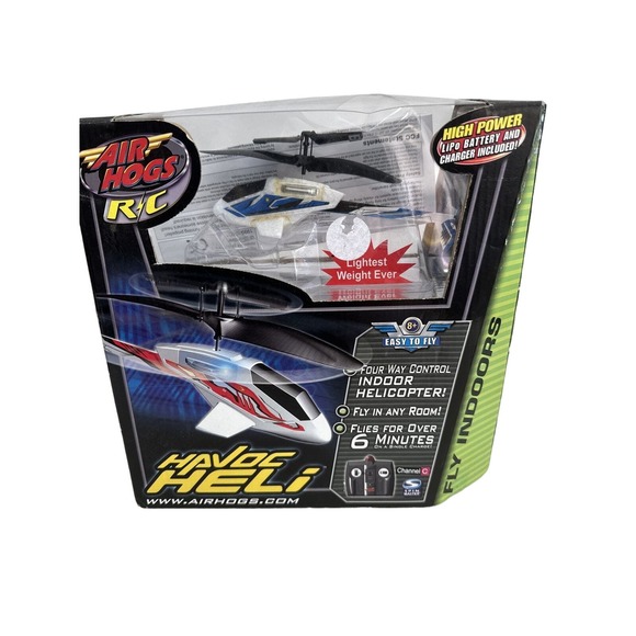 2006 Air Hogs Radio Controlled Havoc Heli White - Picture 1 of 7